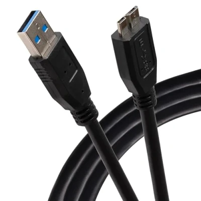 Abbildung von Maplin USB A auf Micro B V3.0 Kabel, Super Speed, 3 m