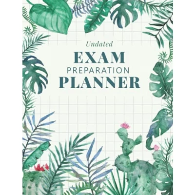 Abbildung von Exam Preparation Planner Undated: Study for Final Exams I Daily &amp; Weekly Planner, Tracker, Progress, Notes, and Motivational Quotes in One