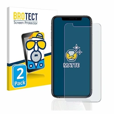 Abbildung von BROTECT Entspiegelungs Schutzfolie für Apple iPhone Xs / 11 Pro (2 Stück) Matte Displayschutz Folie, Anti Reflex, Fingerprint