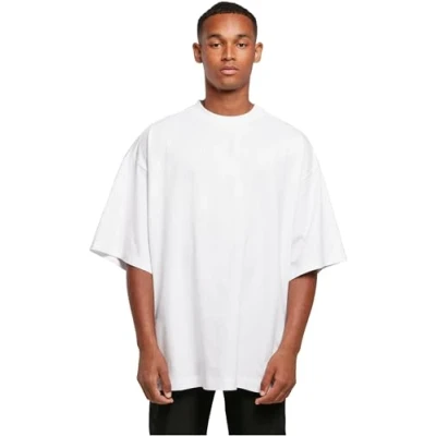 Abbildung von Build Your Brand Herren Huge Tea T Shirt, Weiß, M EU