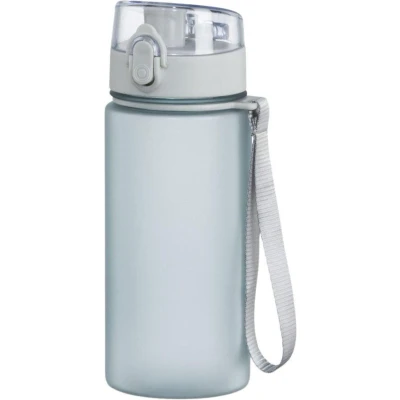 Abbildung von Xavax Trinkflasche, 500 ml (Trinkflasche Sport auslaufsicher, Wasserflasche für kohlensäurehaltige Getränke, Sportflasche mit praktischem Henkel und Klickverschluss, als Fahrradflasche geeignet) blau
