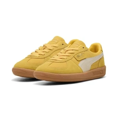 Abbildung von Puma Palermo Unisex Sneaker low, Größe: 40, Yellow sizzle/alpine snow Veloursleder