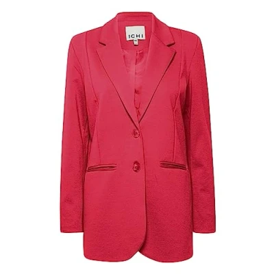 Abbildung von ICHI Blazer, Damen, Größe: XXL, Raspberry wine