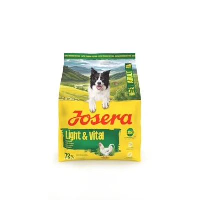 Abbildung von JOSERA Adult Light &amp; Vital Huhn (1 x 900 g) Premium Trockenfutter für ausgewachsene Hunde mit Erbse wenig Fett viel Protein zur Gewichtskontrolle leicht verdaulich weizenfrei 1er Pack