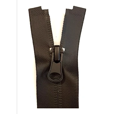 Abbildung von keine Angabe Reißverschluss wasserdicht wasserabweisend *MATT* Spirale teilbar 70cm schwarz