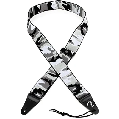 Abbildung von Fender® »WEIGHLESS Camo STRAP 2&quot;« Elastischer Gitarrengurt in Camouflage Optik 5cm Breite Farbe: Winter