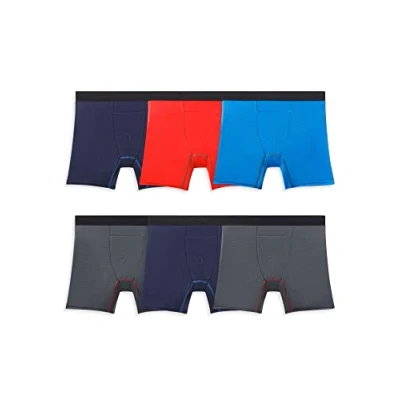 Abbildung von Fruit of the Loom Herren 360 Boxer Briefs, High Performance Stretch, Quick Dry &amp; Moisture Wicking Retroshorts, Kühlkanäle, 6 Stück, Farben können variieren, Medium (6er Pack)