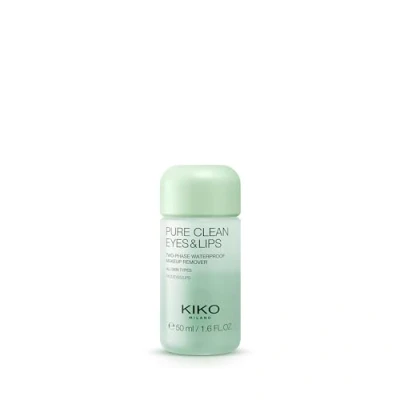Abbildung von KIKO Milano Pure Clean Eyes&amp;Lips Mini, Zweiphasen Make Up Entferner Für Augen Und Lippen Im Mini Format