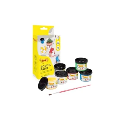 Abbildung von Jovi Acrylfarben Jovidecor VE=6 Farben a 55ml farblich sortiert
