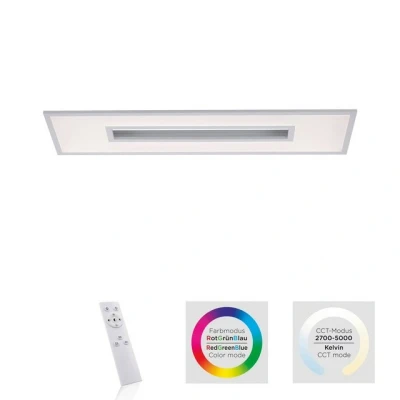 Abbildung von JUST LIGHT LED Deckenleuchte RECESS, Dimmfunktion, fest integriert, warmweiß kaltweiß, dimmbar über Fernbedienung