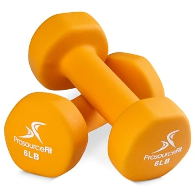 Abbildung von ProsourceFit Neoprene Dumbbell Coated for Non Slip Grip, 6 lb