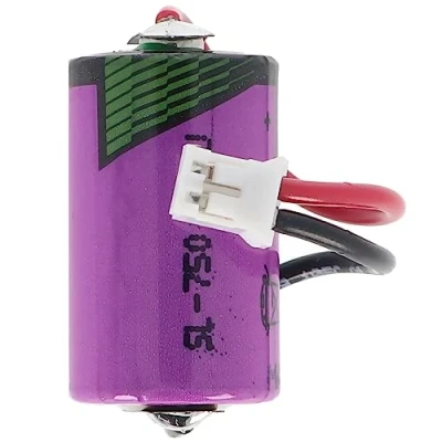 Abbildung von Ersatzbatterie passend für die Testo Datenlogger 175 T3, H1, H2, S1, S2 Batterie, 1/2AA 3,6 Volt mit Kabel und Stecker
