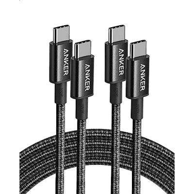 Abbildung von Anker USB C auf Kabel, 100W Ladekabel 180cm lang für iPhone 16/15 Serie, MacBook Pro/Air, iPad Galaxy S24/S23, Pixel, Switch, LG (180cm+180cm)