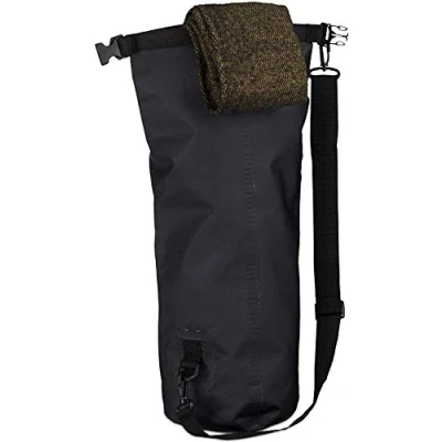 Abbildung von relaxdays Packsack Ocean Pack 10L wasserdicht, Schwarz