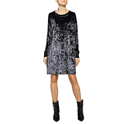 Abbildung von Replay Damen W9466 .000.22752 Kleid, Schwarz (Blackboard 99), L