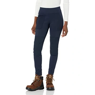 Abbildung von Carhartt Damen Force Fitted Midweight Utility Leggings, Marineblau, S