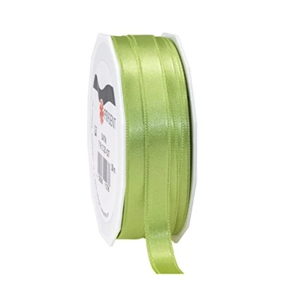 Abbildung von PRÄSENT C.E. Pattberg Satin pastellgrün, 50 m Satinband zum Einpacken von Geschenken, 6 mm Breite, Geschenkband Dekorieren &amp; Basteln, Dekoband, Anlass