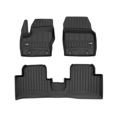 Abbildung von FROGUM proLine 3D 3D426146 Fußmattensatz Gummi vorne und hinten 3 schwarz Maßgefertigt FORD: Grand C Max