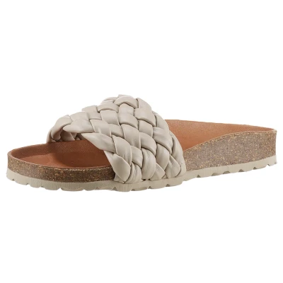 Abbildung von VERBENAS Pantolette &quot;RICA TRENZA SOFT&quot;, Sommerschuh, Schlappen, Strandschuh mit geflochtener Bandage