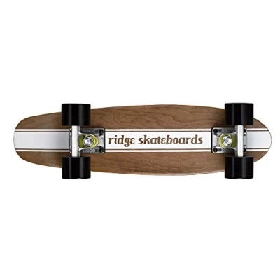 Abbildung von Ridge Cruiser Maple Holz Mini Number Four Skateboard, Black, MPB 22 NR4