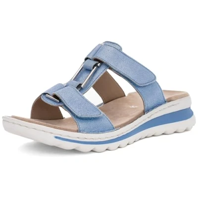 Abbildung von ara Pantolette flach, Damen, Größe: 37, Lichtblauw Schuhe