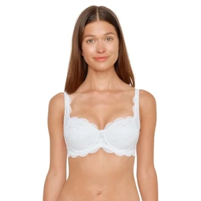 Abbildung von Susa Damen Wiesn Zauber 8033 Balconette Dirndl BH, weiß, 70A