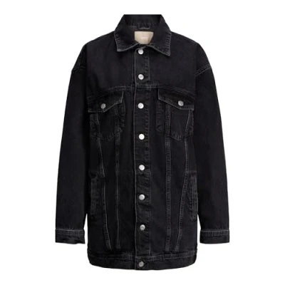 Abbildung von JJXX Women&#039;s JXALISON Oversized Long Jacket CR504, Black Denim, L