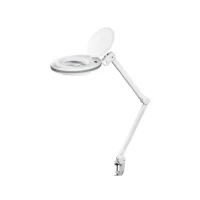 Abbildung von Goobay Lupenlampe 8 W LED Lupenleuchte mit Klemme, SMD LED, kaltweiß, 6500 K, 1,75 fache Vergrößerung, 90 neigbar und 360 schwenkbar
