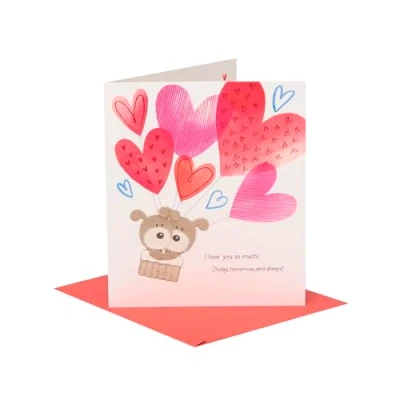 Abbildung von UK Greetings Valentinskarte Süße Valentinstagskarte für Sie Ihn Partner