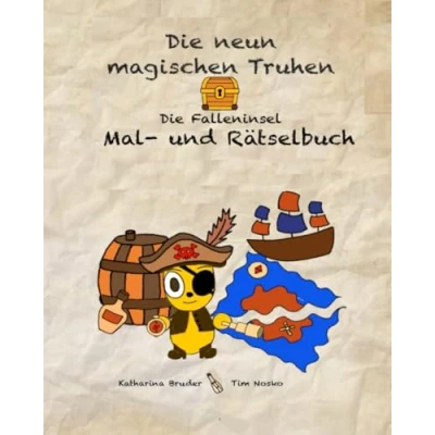 Abbildung von Mal und Rätselbuch: Tim Die neun magischen Truhen: Falleninsel: Falleninsel