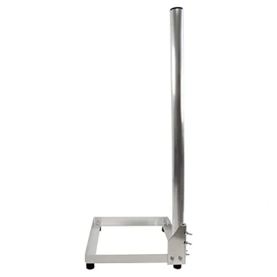 Abbildung von Premium X Balkonständer 40x40cm Aluminium 1m Mast Ø 50mm SAT Halter für Satelliten Schüssel Flachdach Ständer