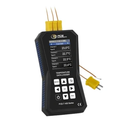 Abbildung von 4 Kanal Temperaturdatenlogger für Thermoelemente PCE T 420