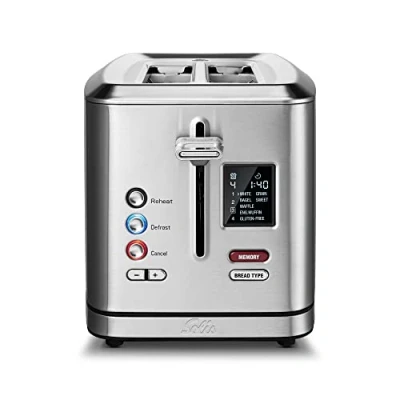Abbildung von SOLIS OF SWITZERLAND Toaster &quot;Flex Toaster&quot;, 2 Schlitze, für Scheiben, 950 W