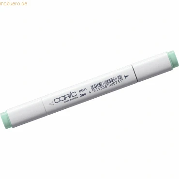 Abbildung von COPIC Classic Marker Typ BG 11, Moon White, professioneller Layoutmarker, mit einer breiten und feinen Spitze