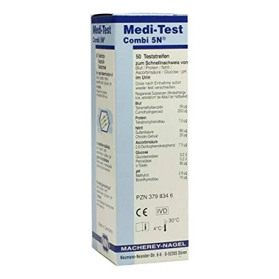Abbildung von Medi test Combi 5N Teststreifen 50 St