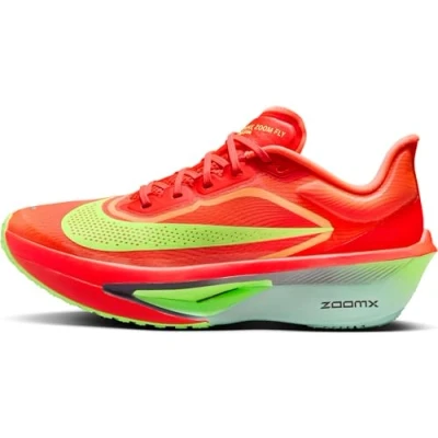 Abbildung von Nike Performance ZOOM FLY 6 Laufschuh Straße, Damen, Größe: 43, Bright crimson/cave purple/lime blast/mint foam/hyper orange Schuhe