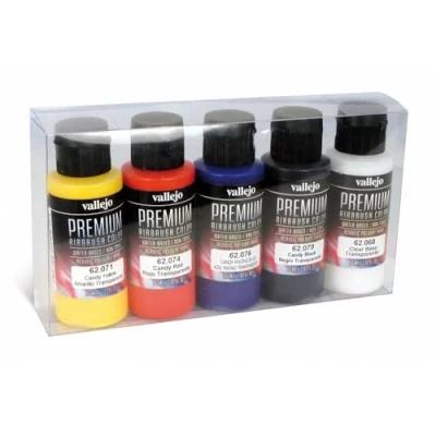 Abbildung von Vallejo 062104 Farbset, Candy Farben, 5 x 60 ml