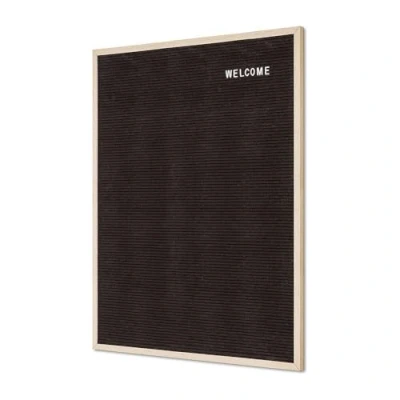 Abbildung von net xpress Letterboard Holzrahmen, Hellbraun, 60x80cm mit 450 Buchstaben/Zahlen, Buchstabentafel Holz