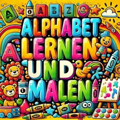 Abbildung von Alphabet Lernen und Malen: Buchstaben entdecken, ausmalen spielerisch lernen!