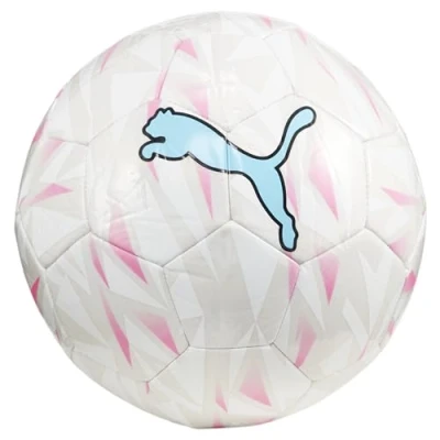 Abbildung von Puma Final Graphic Fußball, Größe: 5, White silver poison pink bright aqua