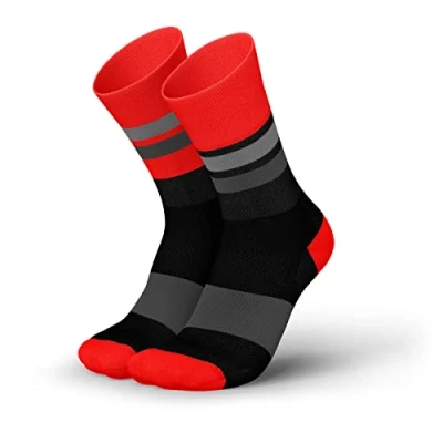 Abbildung von INCYLENCE ULTRALIGHT Laufsocken für Damen und Herren, atmungsaktiv sehr dünn, 1 Paar (DE/NL/SE/PL, Numerisch, 35, 38, Regular, Tracks Black Inferno)