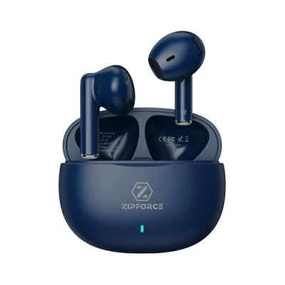 Abbildung von ZIPFORCE Bluetooth Kopfhörer, Wireless In Ear Ohrhörer, 5.3 ENC, 4 Mikrofon Klar Verbindung, 40 Playtime, IPX6 wasserdichte TWS Kopfhörer