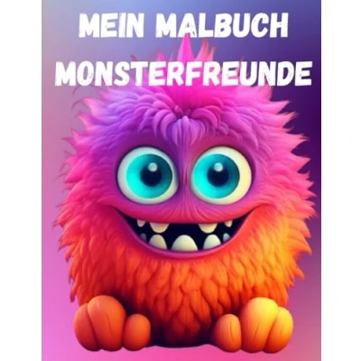 Abbildung von Mein Malbuch Monsterfreunde Lustige Süße Monster Kreaturen zum Ausmalen: für Kinder ab 2 Jahren