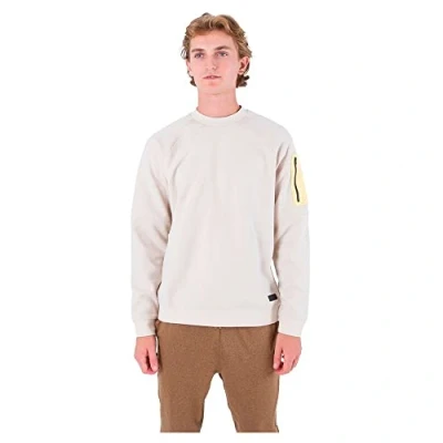 Abbildung von Hurley Herren Evers Heat Crew Sweatshirt, Knochenfarben, XL