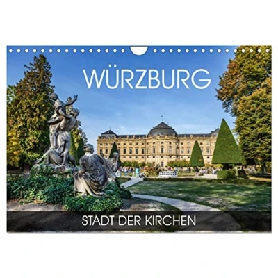 Abbildung von Würzburg Stadt der Kirchen (Wandkalender 2025 DIN A4 quer), CALVENDO Monatskalender