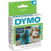 Abbildung von Dymo S0929120 (25 mm x 25 mm) Schwarz bis weiß Etikett