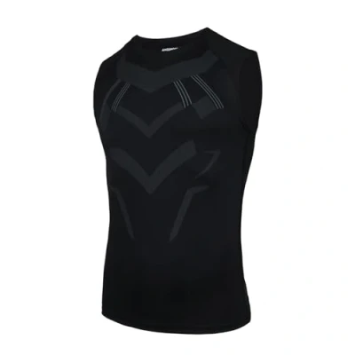 Abbildung von AMZSPORT Herren Kompressions Tanktop Ärmellos Funktionsshirts Baselayer Unterhemd Schwarz XL