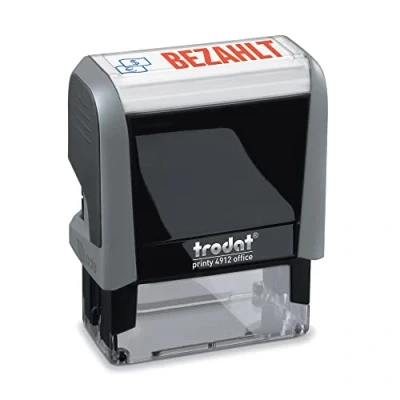 Abbildung von TRODAT Stempel Printy, fertiger Lagertext / Symbol, selbstfärbend, dokumentenecht