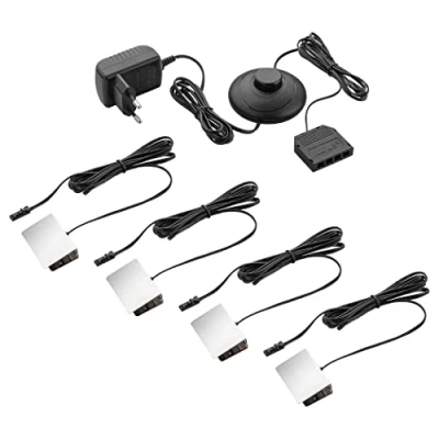 Abbildung von SEBSON Aufbauleuchte LED Vitrinenbeleuchtung 4er Set 12V Glaskantenbeleuchtung warmweiß