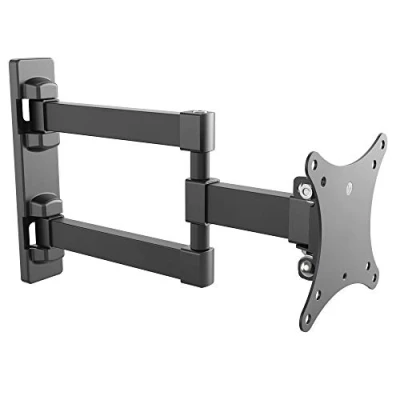 Abbildung von RICOO S7711 TV Wandhalterung, (bis 27 Zoll, schwenkbar neigbar ausziehbar Monitor Wand Halter VESA 100x100)